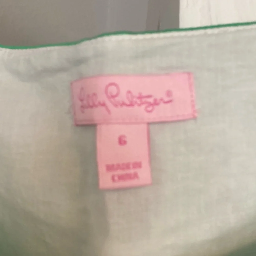 Lilly Pulitzer Green Dress with White Embroidery - Picture 2 of 3